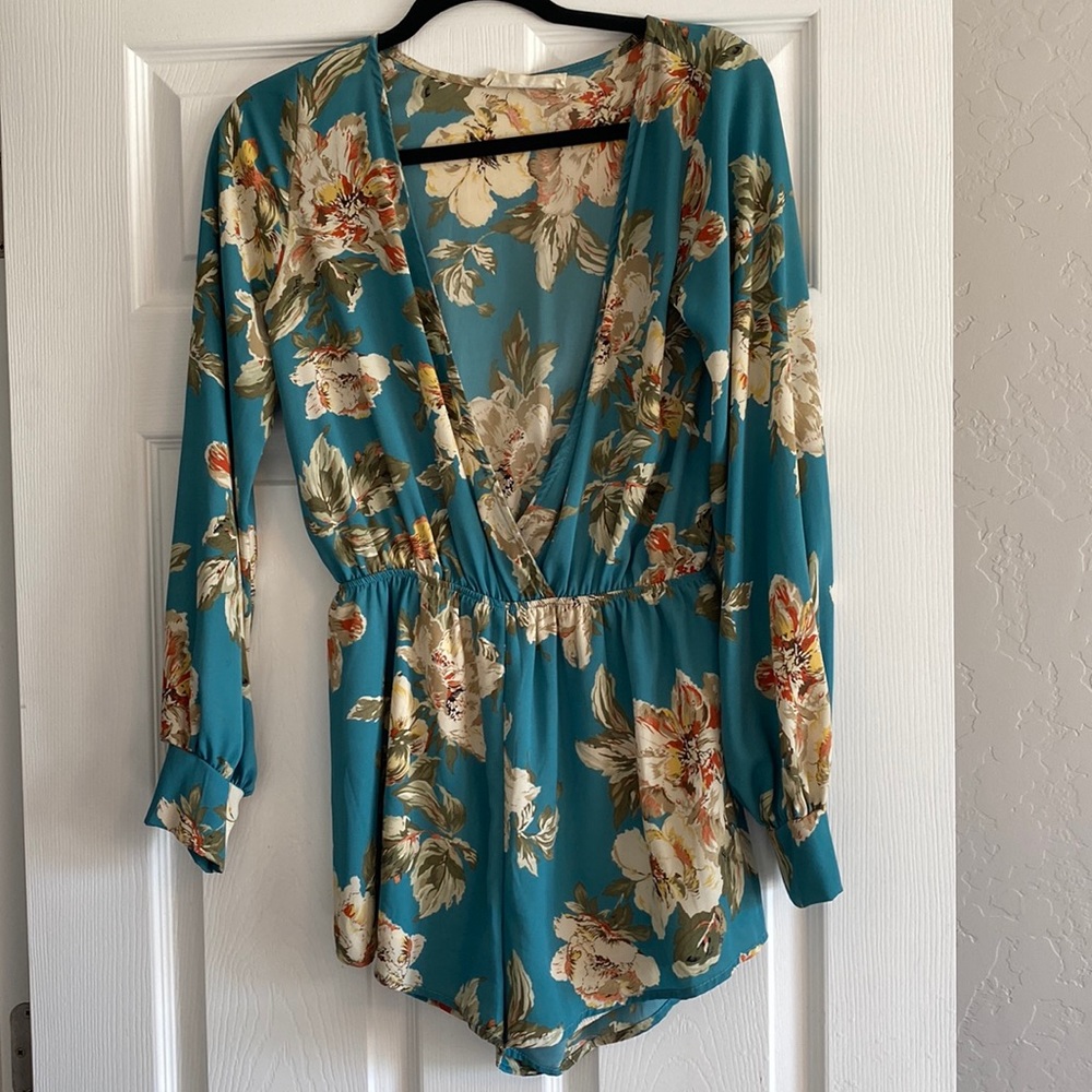 Blue romper